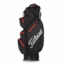 Titleist StaDry 14 Golf Cart Bag TB21CT7 -Golf Shafts Sales Store 2021 cart 14 stadry black black red 03 75