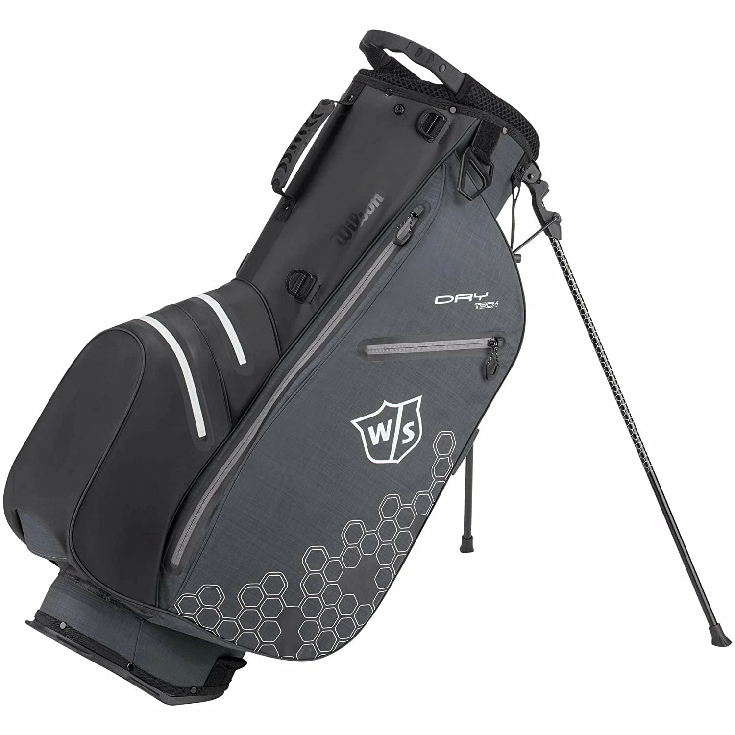 Wilson Staff Dry Tech II Waterproof Golf Stand Bag WGB4909 1 Wilson Staff Dry Tech II Waterproof Golf Stand Bag WGB4909