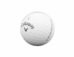 Callaway Chrome Soft X LS Golf Balls | White -Golf Shafts Sales Store CSX LS Golf Ball 2021 White Quarter View