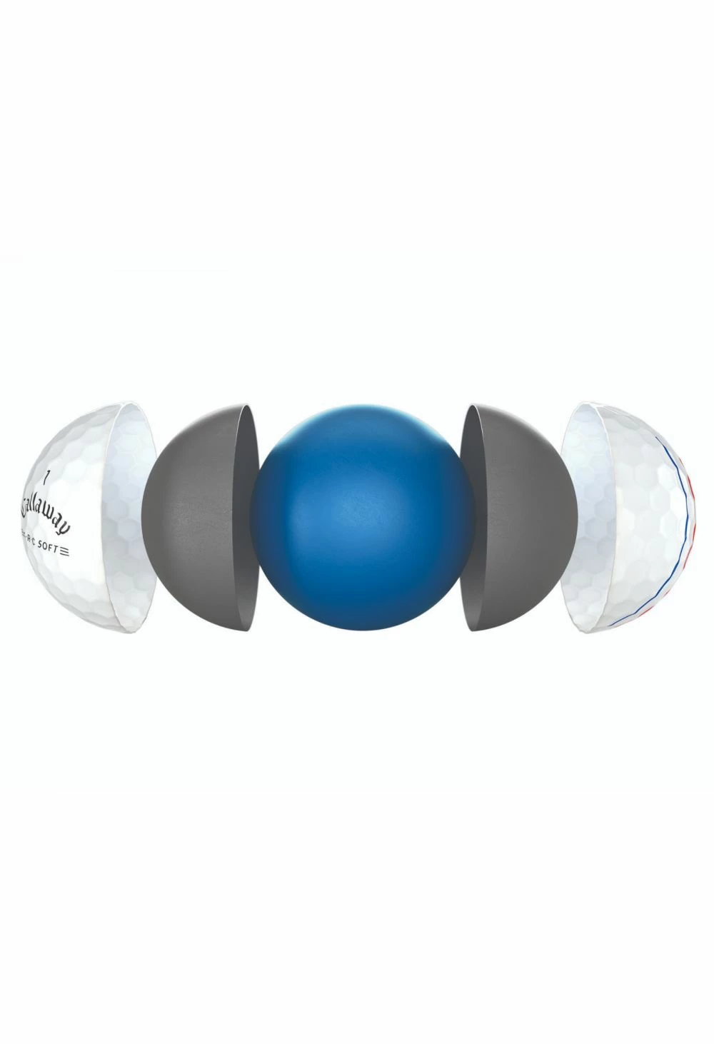 Callaway ERC Soft Triple Track Golf Balls | White 4 Callaway ERC Soft Triple Track Golf Balls | White - Image 4