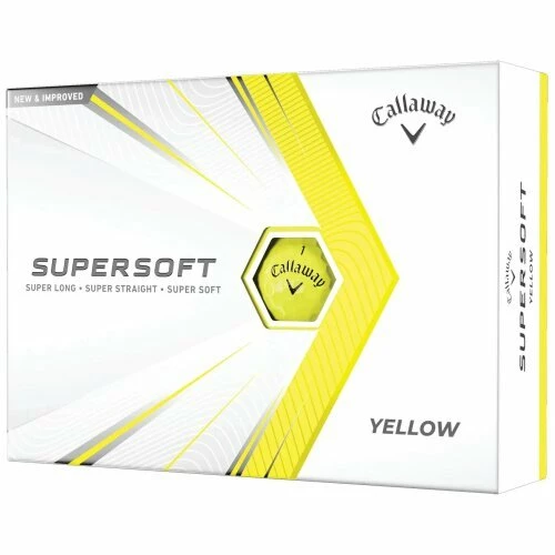 Callaway Supersoft Golf Balls | Yellow 1 Callaway Supersoft Golf Balls | Yellow