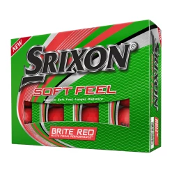 Srixon Soft Feel Brite Golf Balls | Red
