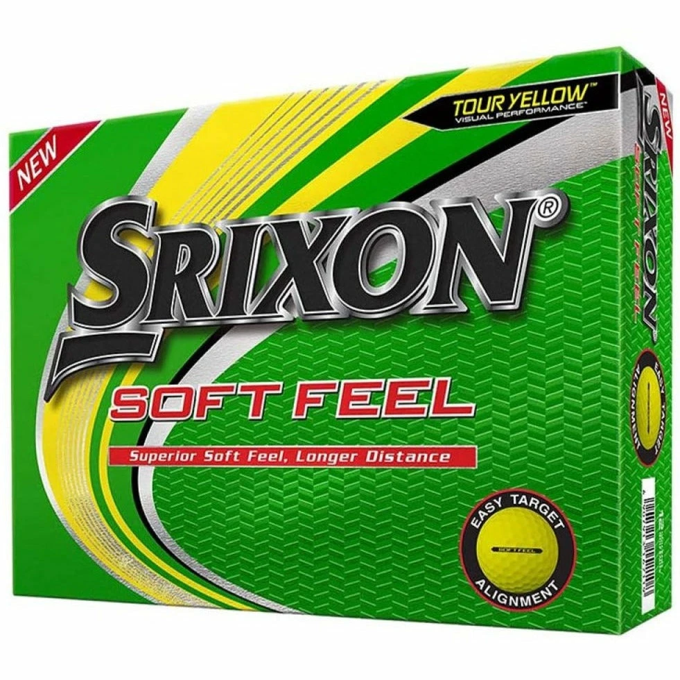 Srixon Soft Feel Golf Balls | Yellow 1 Srixon Soft Feel Golf Balls | Yellow