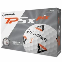TaylorMade 2020 TP5X Pix Golf Balls | White