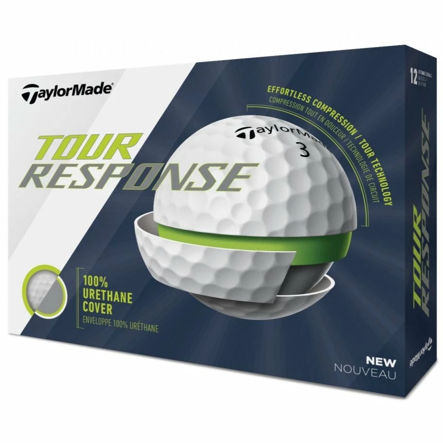 TaylorMade Tour Response Golf Balls | White 1 TaylorMade Tour Response Golf Balls | White