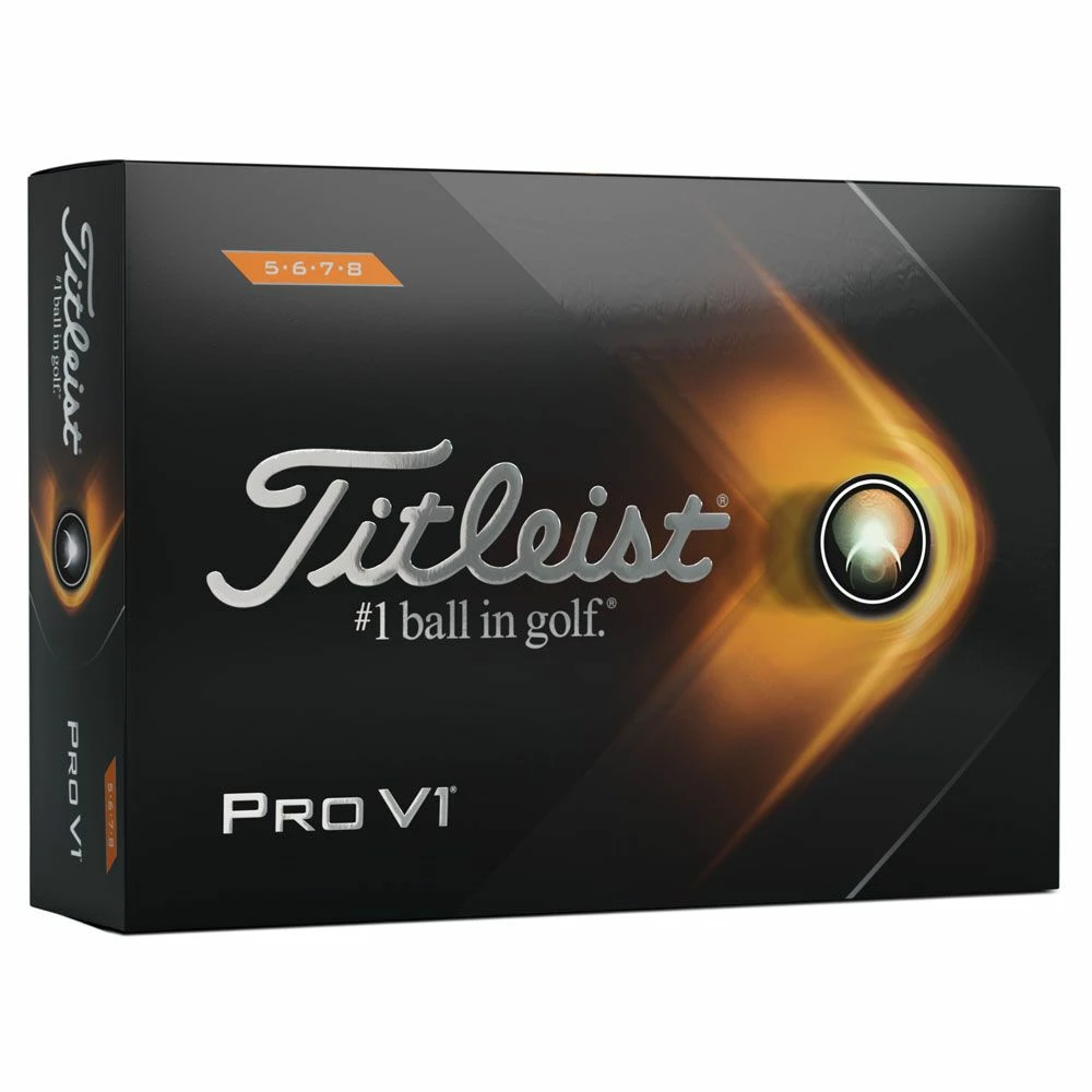 Titleist Pro V1 High Numbers Golf Balls | White 1 Titleist Pro V1 High Numbers Golf Balls | White