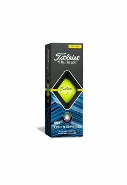 Titleist 2021 Tour Speed Golf Balls | Yellow -Golf Shafts Sales Store Titleist Tour Speed Golf Balls Yellow 74
