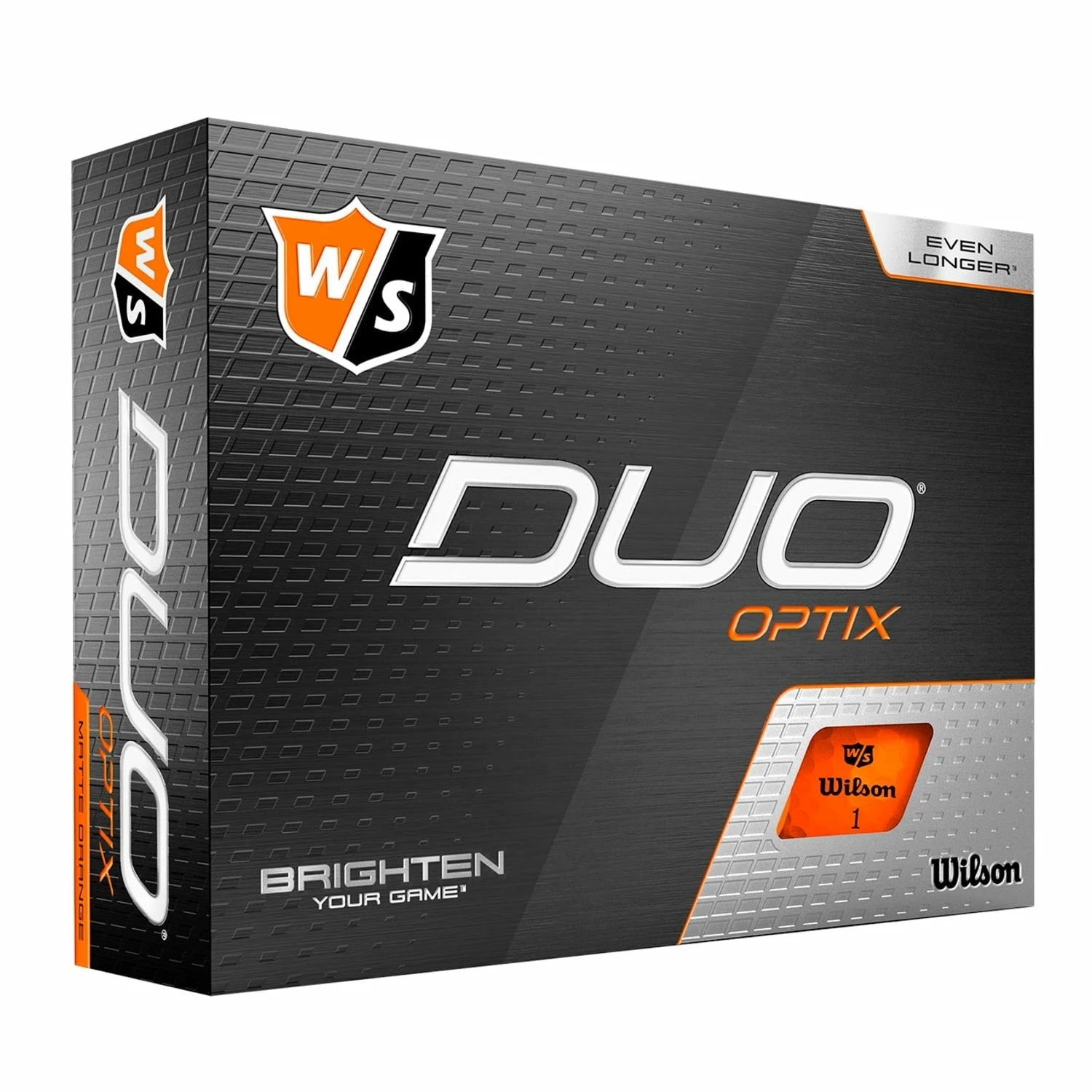 Wilson Staff Duo Optix Matte Golf Balls | Orange 1 Wilson Staff Duo Optix Matte Golf Balls | Orange