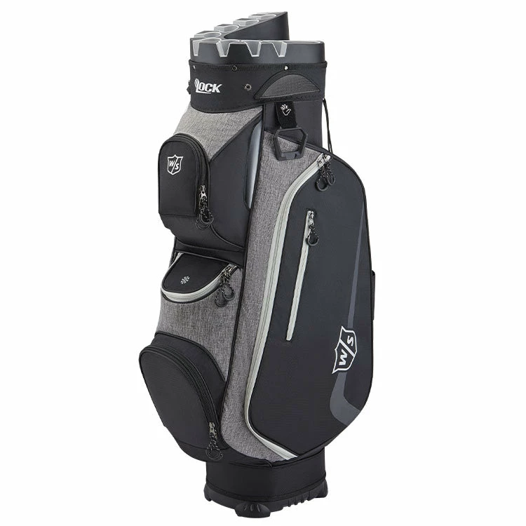Wilson Staff I Lock 3 Cart Golf Bag WGB4330BL 1 Wilson Staff I Lock 3 Cart Golf Bag WGB4330BL