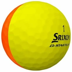 Srixon Q Star Tour Golf Balls Divide | Yellow/Orange -Golf Shafts Sales Store srixon divide yelloworange 5